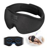  Mặt nạ mắt EM4 Bluetooth 5.2 Tai nghe không dây Bảo vệ mắt khi ngủ Nghỉ trưa tại văn phòng (Đen) 