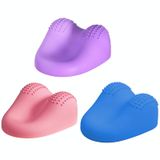  QC070 Gel đàn hồi Gối massage cổ tử cung Chỉnh sửa lực kéo tại nhà Đệm massage tại nhà (Màu tím) 