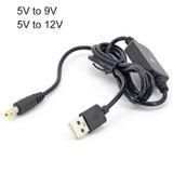  2 chiếc DC 5V đến 9V Cáp tăng cường USB Dây nguồn giám sát nguồn điện thoại di động 