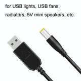  2 chiếc DC 5V đến 9V USB Cáp tăng áp Bộ định tuyến nguồn điện thoại di động Dây nguồn 