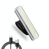  Đèn đuôi xe đạp USB có thể sạc lại Đèn cảnh báo đi đêm không thấm nước (Màu trắng) 