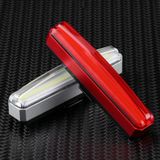  Đèn đuôi xe đạp USB có thể sạc lại Đèn cảnh báo đi đêm không thấm nước (Màu trắng) 