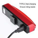  Đèn đuôi xe đạp USB có thể sạc lại Đèn cảnh báo đi đêm không thấm nước (Màu trắng) 
