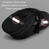  2 chiếc Xe đạp leo núi Phát hành nhanh Túi đựng dụng cụ Yên xe (Không có Logo Màu đen) 