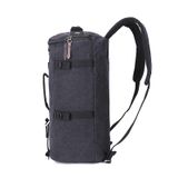  Du lịch ngoài trời Man Canvas Double Shoulder Backpack Schoolbag (Xanh lá cây) 