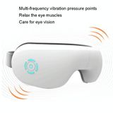  Dụng cụ mát xa mắt không dây thông minh A216 Khí nén rung Dụng cụ chăm sóc mắt nén nóng (Màu trắng) 