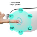  Dụng cụ mát xa mắt không dây thông minh A216 Khí nén rung Dụng cụ chăm sóc mắt nén nóng (Màu trắng) 