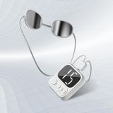  Dụng cụ mát xa cổ nén nóng A8 Dụng cụ chăm sóc cổ mặt dây chuyền mini thông minh (Màu trắng) 