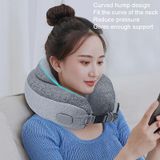  uNeck Air 3 thế hệ Máy mát xa cổ tử cung di động Bơm hơi nóng túi khí Gối chữ U 
