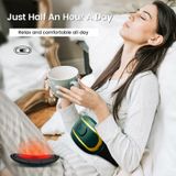  Massage bụng thông minh Nén nóng Đai mát xa thời kỳ kinh nguyệt cho bé gái (Màu trắng) 