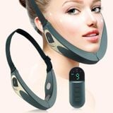  Dụng cụ làm mỏng da mặt Microcurrent EMS Dụng cụ làm đẹp trẻ hóa da màu xanh đỏ thông minh (Màu xanh lá cây) 