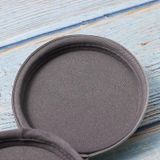  2 cái Folding Sunglasses Túi lưu trữ tròn Air Cushion Shape Glass Case (Màu be) 