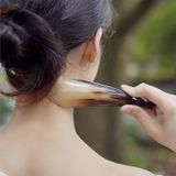  Ống Sừng Nhỏ Có Que Châm Cứu Cạo Chấm Tròn, Giao Màu Ngẫu Nhiên 