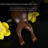  Massage bằng gỗ rắn bằng gỗ đàn hương vàng, cạo mắt và mát xa mũi, giao màu ngẫu nhiên 
