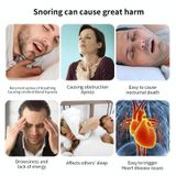  Thiết bị chống ngáy thông minh TENS Double Pulse Sound Wave Cảm ứng khi ngủ Ngáy điều chỉnh hơi thở (Màu đen) 