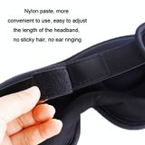  3D Wireless Bluetooth 5.0 Music Sleep Shading Eye Mask With Timing (Màu đen) 
