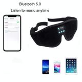 3D Wireless Bluetooth 5.0 Music Sleep Shading Eye Mask With Timing (Màu đen) 