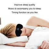  3D Wireless Bluetooth 5.0 Music Sleep Shading Eye Mask With Timing (Màu đen) 