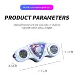  Đèn hậu xe đạp 9 + 2 LED có thể sạc lại Đèn cảnh báo đèn pha xe đạp đường trường MTB (Đèn đỏ + Ánh sáng trắng) 