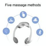  Máy mát xa cổ tử cung TENS Thiết bị mát xa cổ treo xung siêu nhỏ (Màu trắng) 