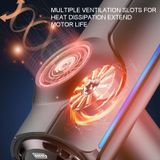  Máy mát xa Fascia điều khiển cảm ứng 20 tốc độ với 6 đầu mát xa, phích cắm CN (Xám) 