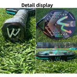  CAMEWIN 3K Vợt tennis bề mặt thô bằng sợi carbon có túi đựng (Màu cam) 