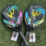  Vợt tennis bãi biển bằng sợi carbon CAMEWIN 3K Mái chèo tennis mềm EVA (Sóng mặt trời xanh hồng) 