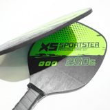  Bộ 2 vợt mái chèo đỉnh cao & 4 quả bóng ném có túi đựng Thiết bị thể thao ngoài trời trong nhà (Màu vàng) 