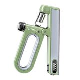  Máy đếm điện tử Máy tăng cường tay cầm 10-120kg Máy tập ngón tay mở rộng cổ tay cho người tập Phục hồi cơ bắp (Xám xanh) 