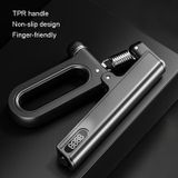  Máy đếm điện tử Máy tăng cường tay cầm 10-120kg Máy tập ngón tay mở rộng cổ tay cho người tập Phục hồi cơ bắp (Xám xanh) 