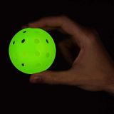  LEIJIAER 40 Holes Sáng Pickleball Bóng lỗ nhựa ngoài trời (Màu vàng) 