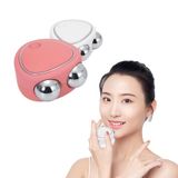  Dụng cụ làm đẹp mini Micro-Current Dụng cụ nâng cơ mặt Thiết bị trẻ hóa massage Máy giảm béo, Kiểu dáng: Gói acrylic (Màu hồng) 