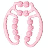  Máy mát xa cơ bắp 12 bánh sâu cho chân, cổ, cánh tay (Hồng nhạt) 