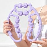  Máy mát xa cơ bắp 12 bánh sâu cho chân, cổ, cánh tay (Hồng nhạt) 