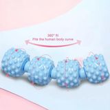  Máy mát xa cơ bắp 12 bánh sâu cho chân, cổ, cánh tay (Hồng nhạt) 