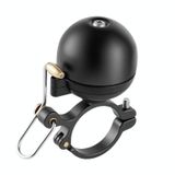  Chuông đồng nguyên chất dành cho xe đạp leo núi mini, Màu sắc: Đế kim loại màu đen 