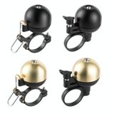  Chuông đồng nguyên chất dành cho xe đạp leo núi mini, Màu sắc: Đế kim loại màu đen 