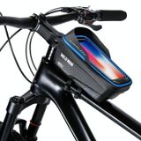  WILD MAN ES12X 1LEVA Túi xe đạp vỏ cứng Điện thoại đi xe đạp Màn hình cảm ứng Túi chùm phía trước, Màu sắc: Xanh dương 