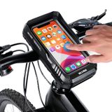  WILD MAN FK4 0.5L EVA Hard Shell Xe đạp Vỏ chống nước Tay cầm Điện thoại Giá đỡ màn hình cảm ứng (Màu đen) 