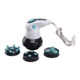  Máy mát xa điện 4 trong 1 Máy đẩy mỡ cầm tay Máy mát xa hồng ngoại 110V phích cắm US 