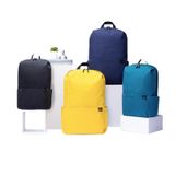  Ba lô học sinh nhỏ đầy màu sắc chống nước 10L nylon (Xám nhạt) 