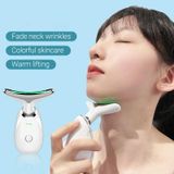  Dụng cụ làm đẹp cổ bằng điện Dụng cụ mát xa cổ Thiết bị làm đẹp mặt, Kiểu dáng: Hình bầu dục (Trắng) 