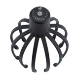 Máy mát xa da đầu bằng điện Multi-Claw Rung giảm căng thẳng Kích thích gãi tóc (Màu đen) 