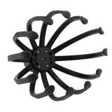  Máy mát xa da đầu bằng điện Multi-Claw Rung giảm căng thẳng Kích thích gãi tóc (Màu đen) 
