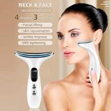  HY38 EMS Micro-Hiện tại Nhiệt độ không đổi Dụng cụ làm đẹp da mặt Thiết bị giới thiệu (Màu trắng) 