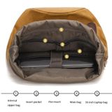  Ba lô vải bố công suất lớn cho nam giới thông thường Túi du lịch đa chức năng ngoài trời Retro (B22 Earth Yellow) 