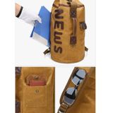  Ba lô vải bố công suất lớn cho nam giới thông thường Túi du lịch đa chức năng ngoài trời Retro (B22 Earth Yellow) 