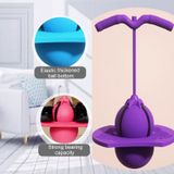  Bóng nhảy tăng cường cho trẻ Thiết bị thể thao rèn luyện cảm giác thăng bằng, Màu sắc: Tím không có tay vịn 