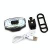  BF-913 Có thể sạc lại 60 Lumen Đèn nhiều màu sắc Xe đạp Xe đạp Đèn đuôi Mũ bảo hiểm Đèn cảnh báo 