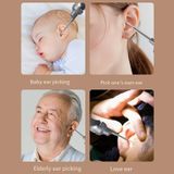  Visual Smart Electric LED Luminous Ear Picker Dụng cụ làm sạch tai (Màu trắng) 